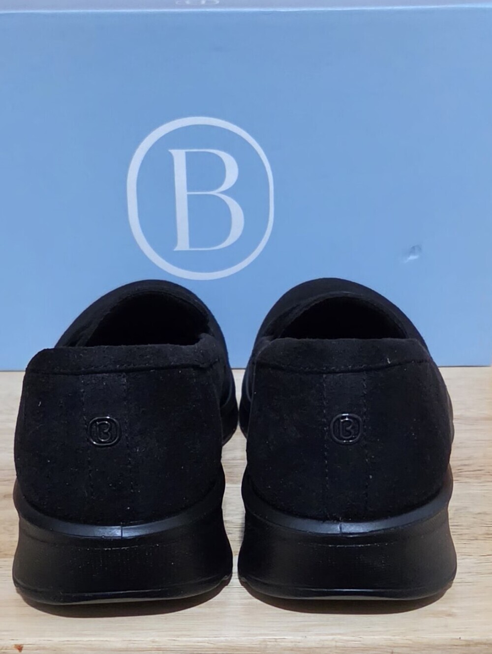 Bzees Black Loafers /Slip On/Size 8M/ Air Step Technology / Low wedge sole / NWT - Picture 5 of 11